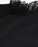 Robe Courte Detail Col - Femme