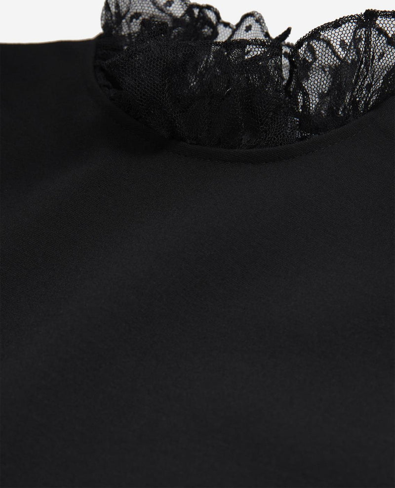 Robe Courte Detail Col - Femme