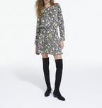 Skater Dress - White And Black - Women