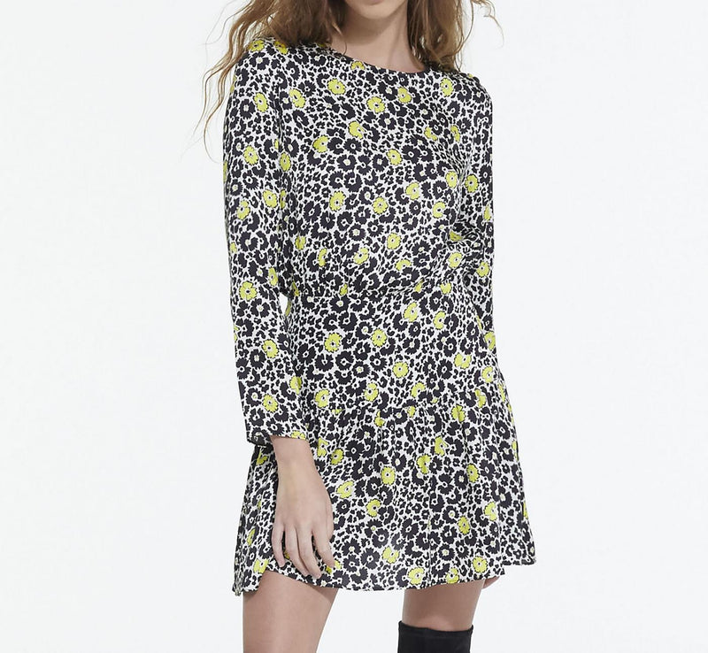 Robe Patineuse - Blanc Et Noir - Femme