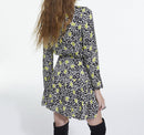 Robe Patineuse - Blanc Et Noir - Femme