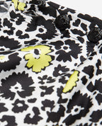 Skater Dress - White And Black - Women