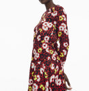 Vestido skater - Rojo - Mujer