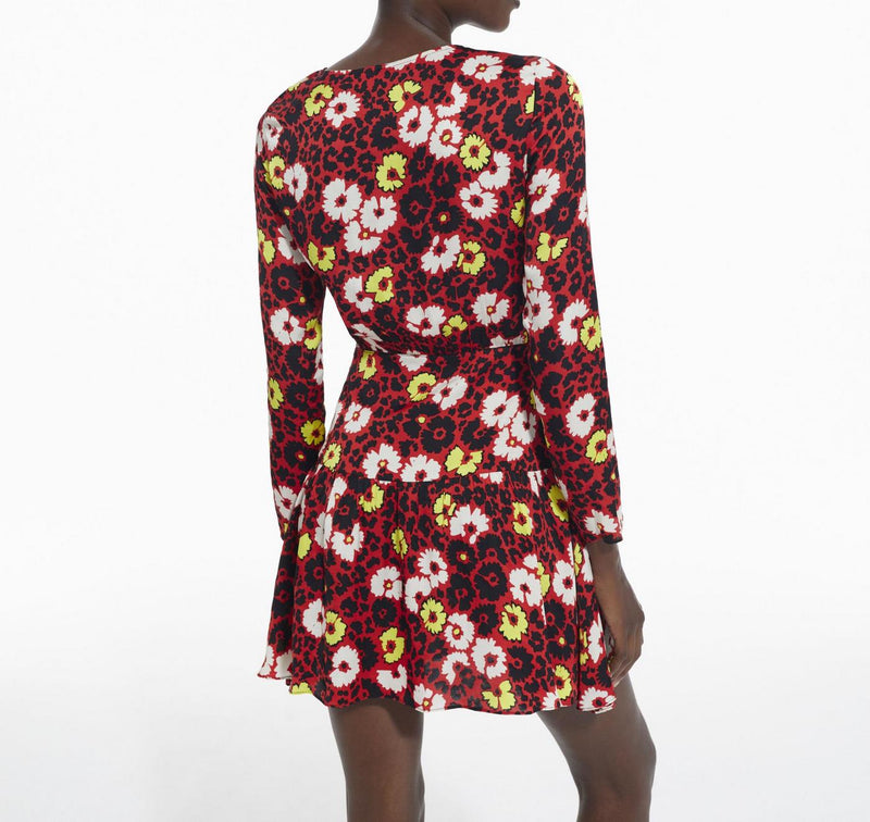 Vestido skater - Rojo - Mujer