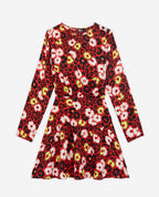 Skater Dress - Red - Women