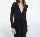 Vestido largo - Negro - Mujer