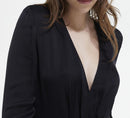 Vestido largo - Negro - Mujer