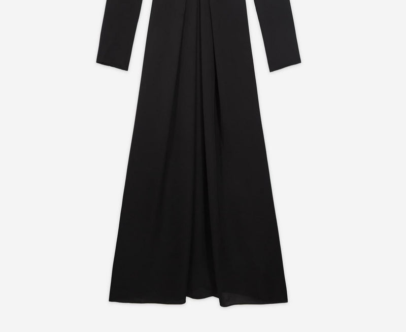 Vestido largo - Negro - Mujer