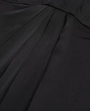 Vestido largo - Negro - Mujer