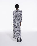 Long Silk Dress - Black - Women