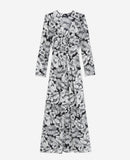 Long Silk Dress - Black - Women