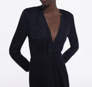Robe Longue - Noir - Femme