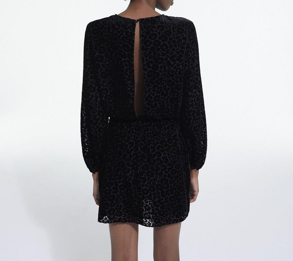 Skater Dress - Black - Women