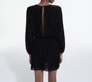 Skater Dress - Black - Women