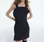 Vestido tubo - Negro - Mujer