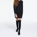 Straight Dress - Black - Women