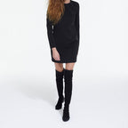 Straight Dress - Black - Women