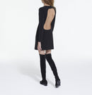 Vestido recto - Negro - Mujer