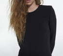 Vestido recto - Negro - Mujer