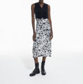 Trompe-L'Œil Silk Dress - Black - Women