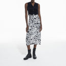Robe Trompe-L’Œil En Soie - Noir - Femme