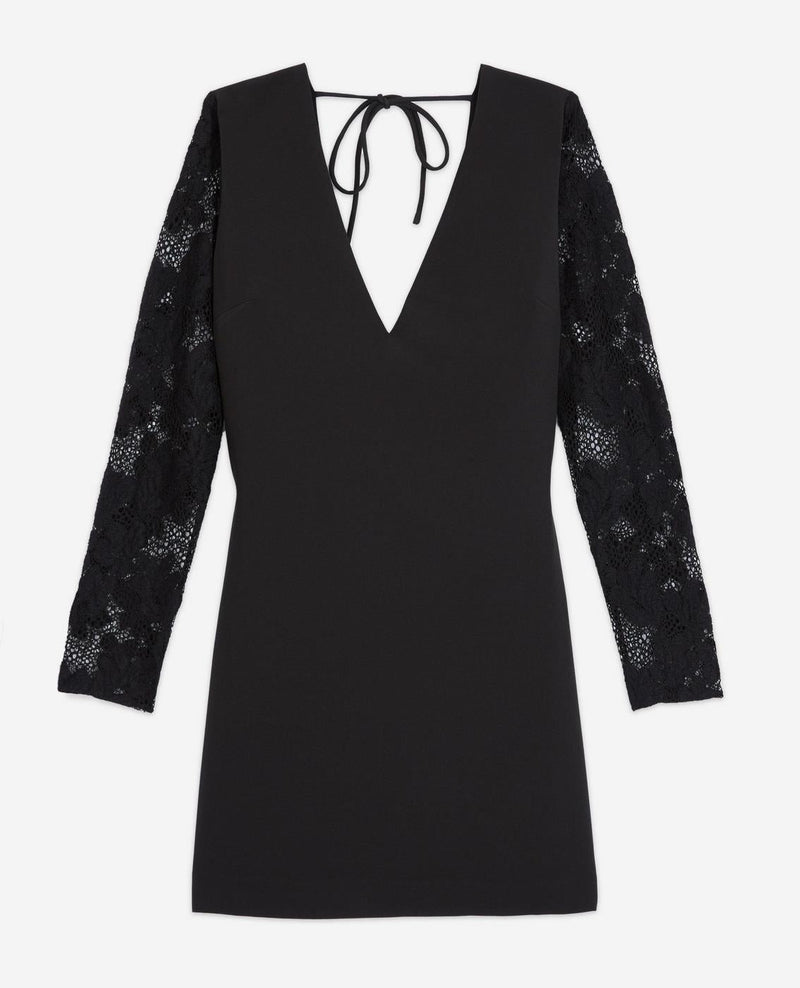 Vestido recto - Azul marino - Mujer