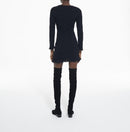 Vestido tubo - Negro - Mujer