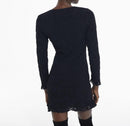 Vestido tubo - Negro - Mujer