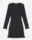 The Kooples - Robe Courte Manches Longues Smockee - Femme