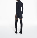 The Kooples - Short Dress with Long Sleeves and Tie Front Closure - Women's
