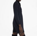 The Kooples - Short Dress with Long Sleeves and Tie Front Closure - Women's