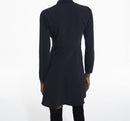The Kooples - Short Dress with Long Sleeves and Tie Front Closure - Women's
