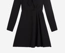 The Kooples - Robe Courte Manches Longues Fermeture Liens Devant - Femme