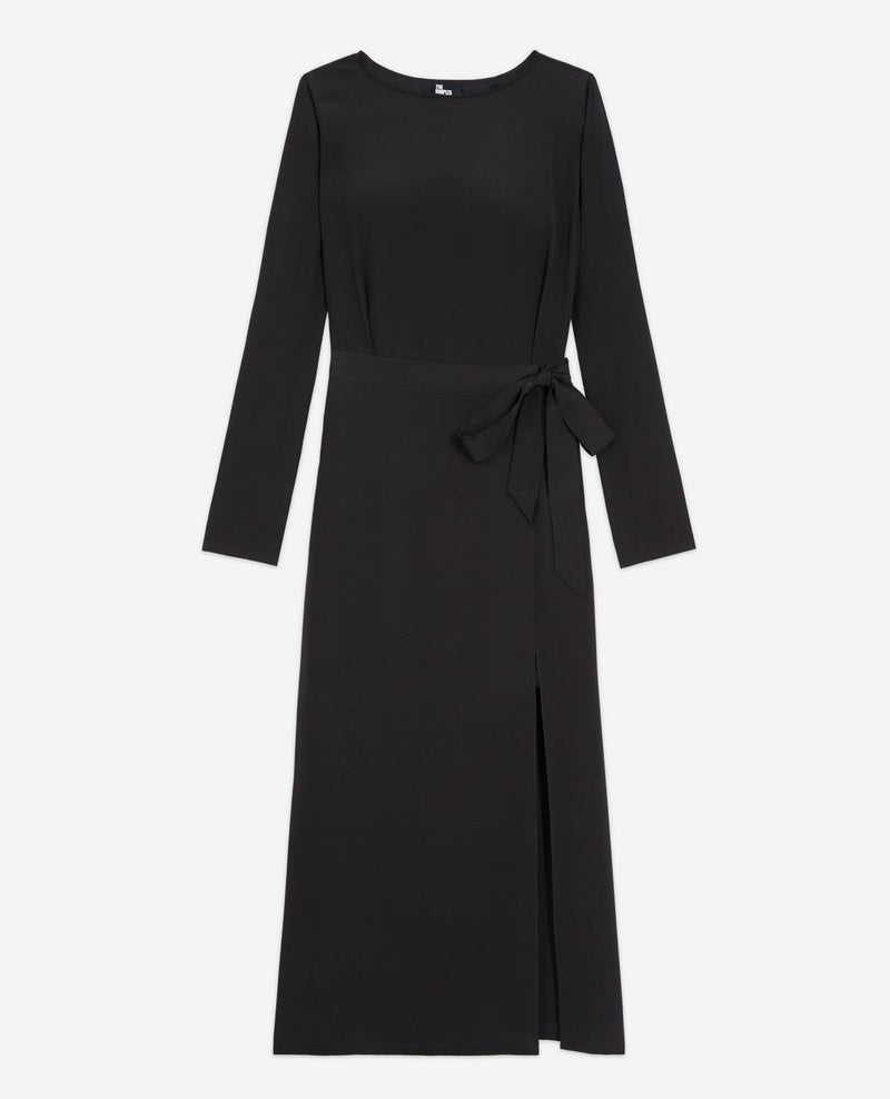 Robe Midi - Noir - Femme