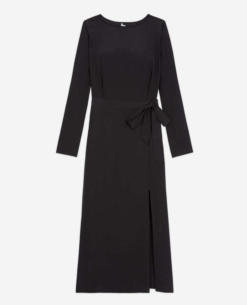 The Kooples - Robe Longue Manches Longues Jupe Dentelle - Femme