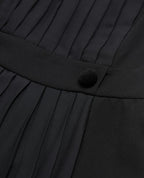 Vestido midi - Negro - Mujer