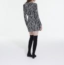 Vestido recto - Negro - Mujer