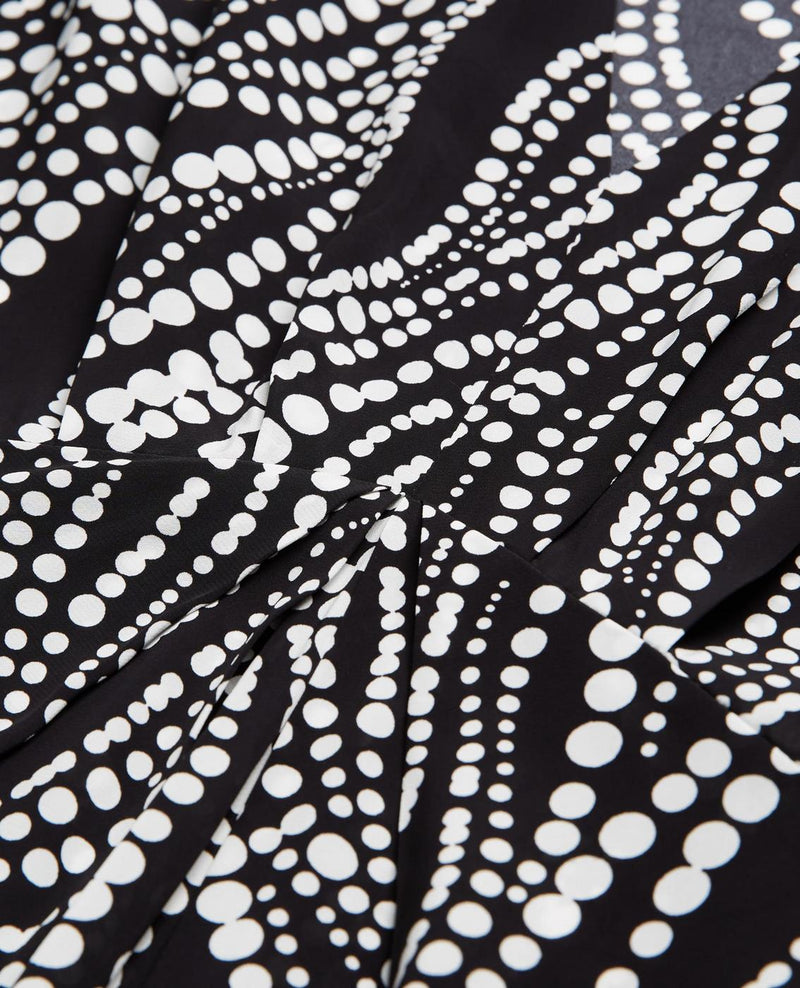 Vestido recto - Negro - Mujer