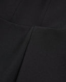 Vestido palabra de honor - Negro - Mujer