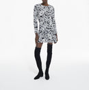 Robe Droite En Soie - Noir - Femme