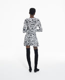 Robe Droite En Soie - Noir - Femme