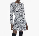 Robe Droite En Soie - Noir - Femme