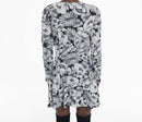 Robe Droite En Soie - Noir - Femme