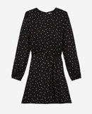 The Kooples - Robe Courte Petits Coeurs Black - Femme