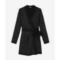 Wrap Dress - Black - Women