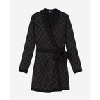 Wrap Dress - Black - Women