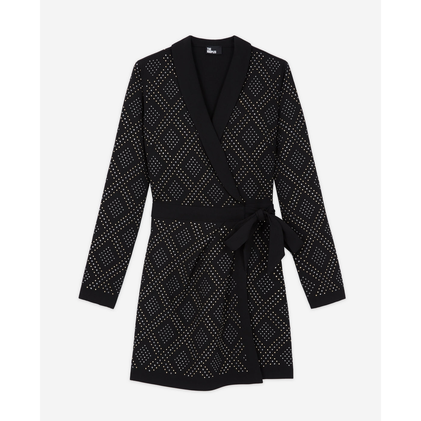 Wrap Dress - Black - Women