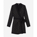 Wrap Dress - Black - Women
