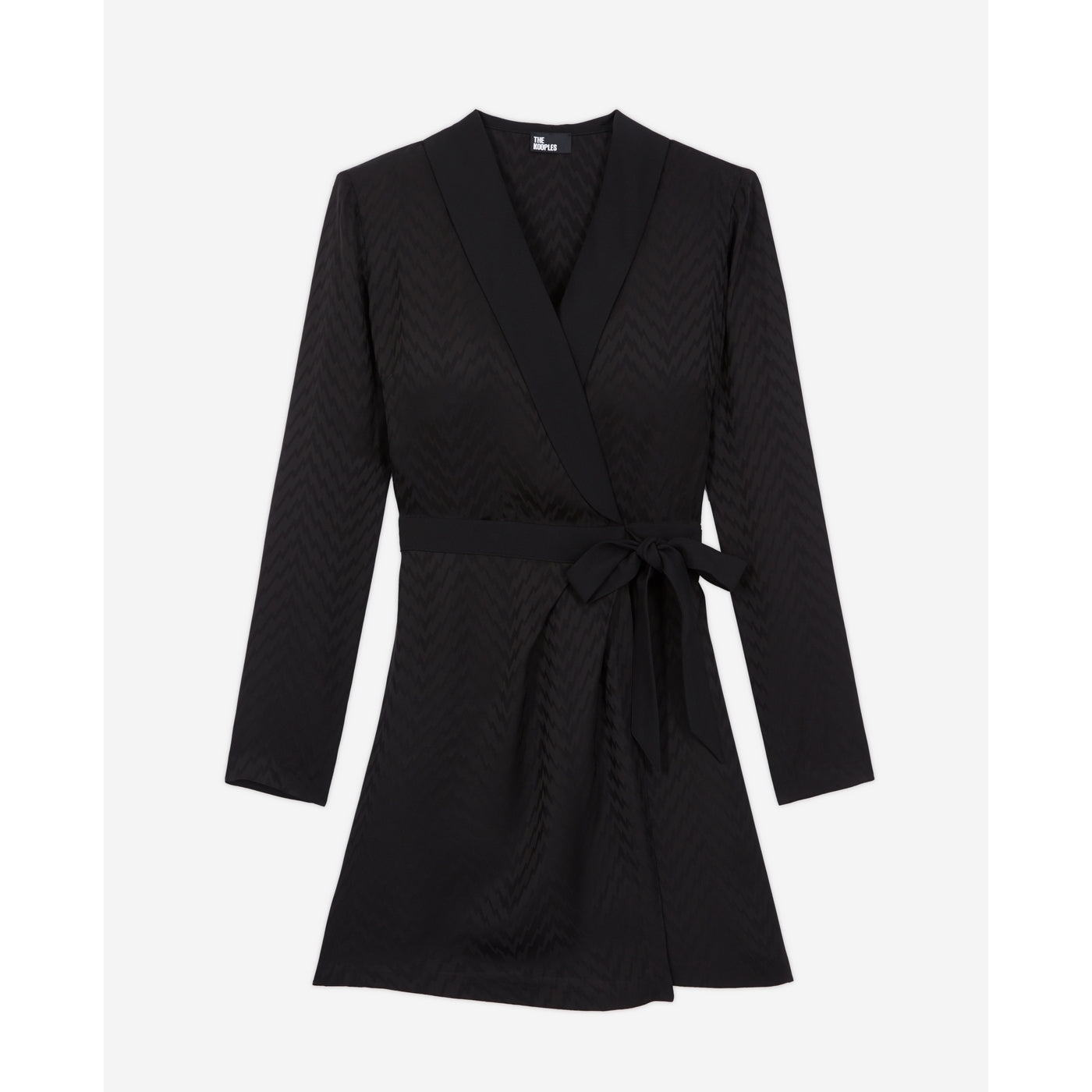 Wrap Dress - Black - Women