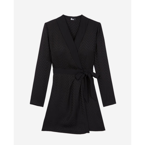 The Kooples - Robe Portefeuille - Noir - Femme